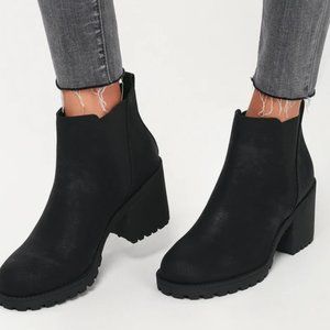 Dirty Laundry Lisbon Black High Heel Ankle Booties